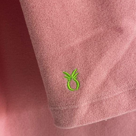 Dudley Stephen’s Greenpoint Turtleneck in Terry Fleece (pink) - Picture 6 of 6
